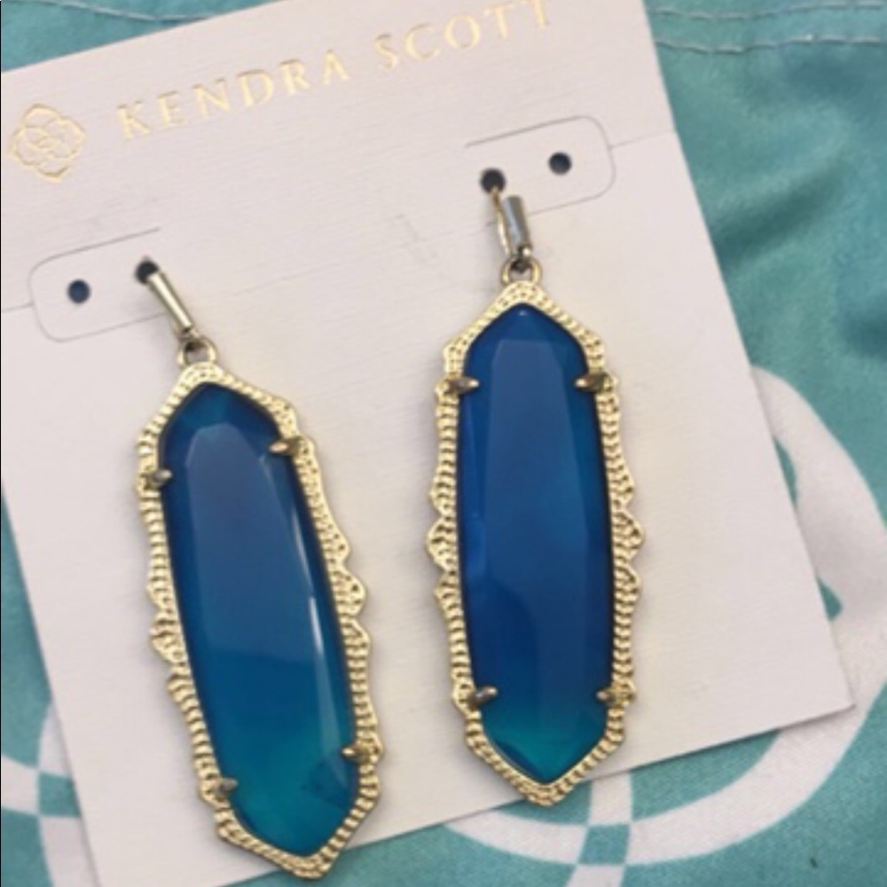 Kendra Scott blue agate francie